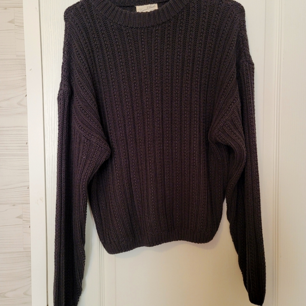 NWOT🖤Black cable knit🖤